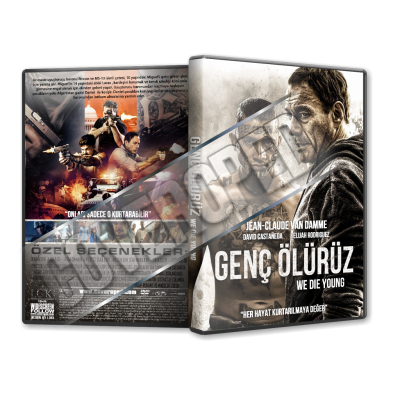 Genç Ölürüz - We Die Young - 2019  Türkçe Dvd Cover Tasarımı